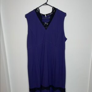 The Limited Purple Midi Dress